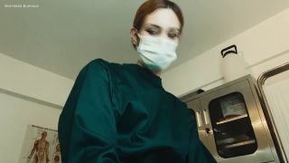 Mistress Euryale - Testicles Removal Surgery and Stitching on a Respirator - Femdom Pov.-6