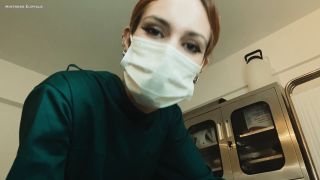 Mistress Euryale - Testicles Removal Surgery and Stitching on a Respirator - Femdom Pov.-7