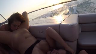 Mya Lane - Amateur Lesbian Fucking on a Boat (Pornstar)-2