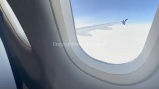 French Couple Having Fun On Plane Private SexTape (Euro sex) Maevaa Sinaloa-2