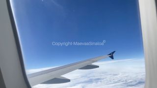 French Couple Having Fun On Plane Private SexTape (Euro sex) Maevaa Sinaloa-6