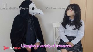 HENTAI Aibu. Veranda. sexy costume. Masturbate with a pillow.-8