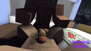 Animaticota - Late game night with the boys - Minecraft Gay Sex Animation-0