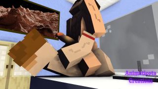 Animaticota - Late game night with the boys - Minecraft Gay Sex Animation-7