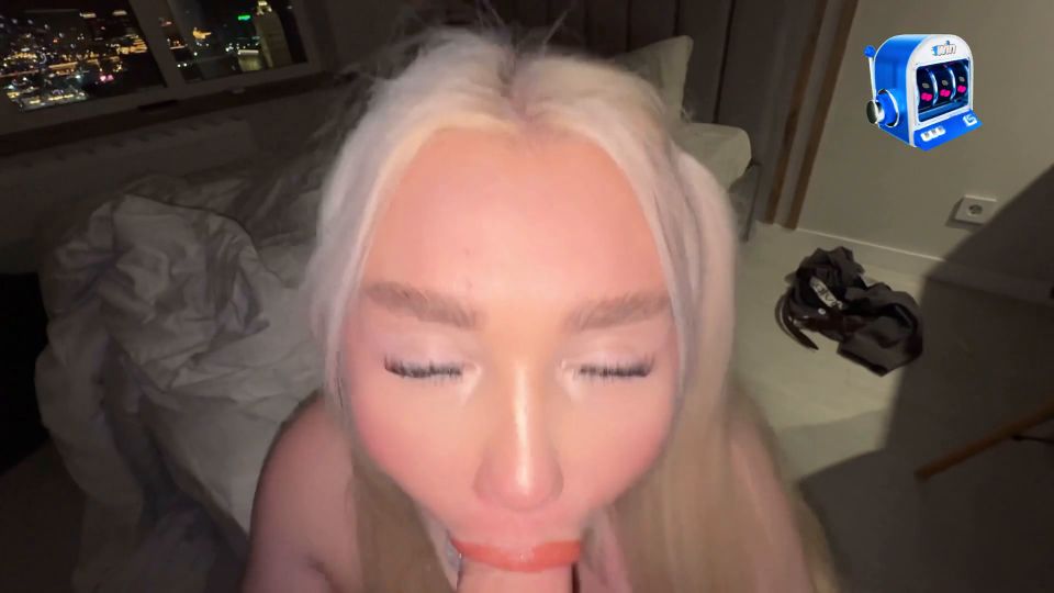 Blondessa's Slobbering Blowjob: Deepthroat & Cum In Mouth [FullHD]