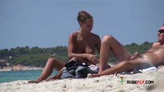 Amazing youthful naturists touch each other's  bodies-9