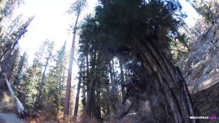 Molly Pills - Girlty Hiker Loves Anal Plug Sex - Public Creampie Pov - Public-1