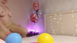 adult video 45 Mila MaeXO – Humping Balloons in Pantyhose Helium on femdom porn rubber femdom-0