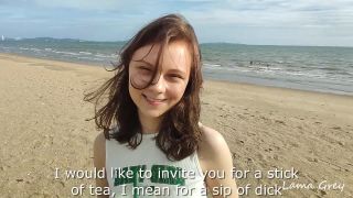 Hooking Up At The Beach  Cutie Makes Him Cum Three Times 1080p-0