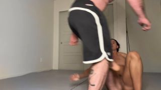 Temptress Lexa - He Taps He Strips Nude Competitive Wrestling.-0