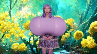 free adult clip 8 asian teen sex porn Azumi Zeitline – Azumis Breast Expansion Garden Tour, balloon stuffing on asian girl porn-1