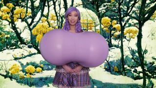 free adult clip 8 asian teen sex porn Azumi Zeitline – Azumis Breast Expansion Garden Tour, balloon stuffing on asian girl porn-4