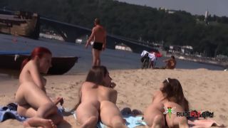 Nudist teen not shy about posing nude at the  beach-3
