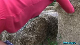 Roll in the Hay with Hot Brunette - September 23, 2014-5