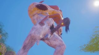 Olivia Fucking Furry Beast Inserts Horsecock In Tight Pussy And Ass.-6