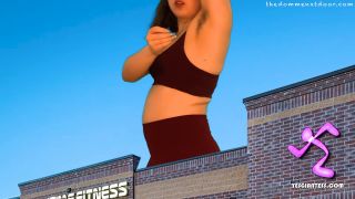 Larger Than Life - Sweaty Gym Growth starring Goddess Freya (Fetish porn)-7