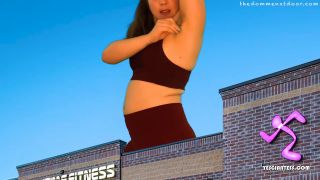 Larger Than Life - Sweaty Gym Growth starring Goddess Freya (Fetish porn)-8