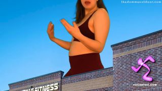 Larger Than Life - Sweaty Gym Growth starring Goddess Freya (Fetish porn)-9