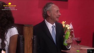 Consction workers are introduced to classy ladies parody big t....-1