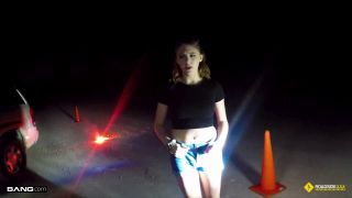 Roadside  Teen Fucks The Roadside Assistance Outdoors.-2