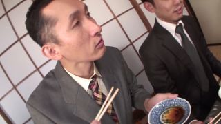 More Men Eat Food From A Japanese Girl And Stick Toys Inside Her Hairy -1