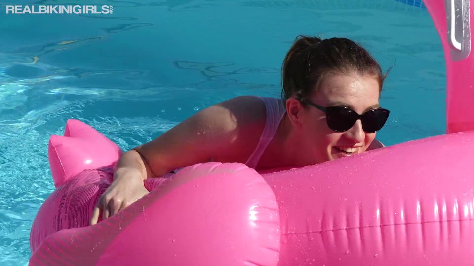 Scarlot Wet And Playful In Pool With Tits Out Looking Real Sexy Hot