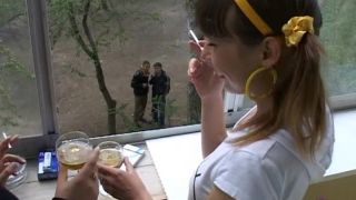 Erika and Alenushka - Russian Teengers Group Sex  on teen -9