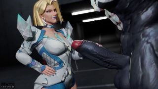 Big Tits Diamond Grip Emmas Thighs vs the Symbiote-2