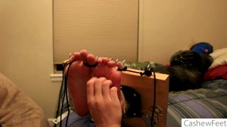 CashewFeet - CashewFeet Mummified & Locked in stocks Nylon to Bare – Tickling Videos.-7