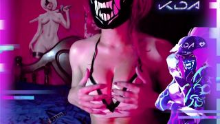 Onlyfans.com - Black Kitsune - Akali KDA Oiled And Fucked Hard Webcam!-1