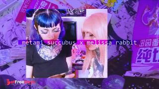 [GetFreeDays.com] egirls enjoy a sleepover riding big dildos .   .  .  MelissaRabbit x Metami Succubus Adult Film July 2023-0