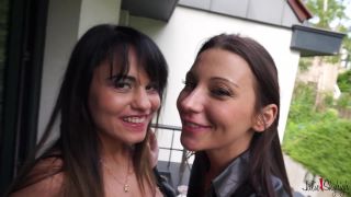 Lesbians Smoke in Leather - Julieskyhigh-5