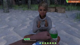 FemboyyGames - Lewd Island #5 - Sexy pictures of a stewardess on a laptop and a bella date!-0