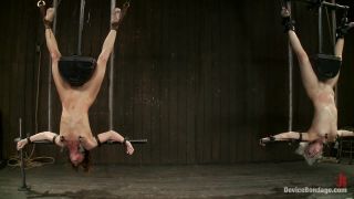 adult video 49 femdom sitting bdsm porn | Double Inverted Sybian Suspension | corporal punishment-3