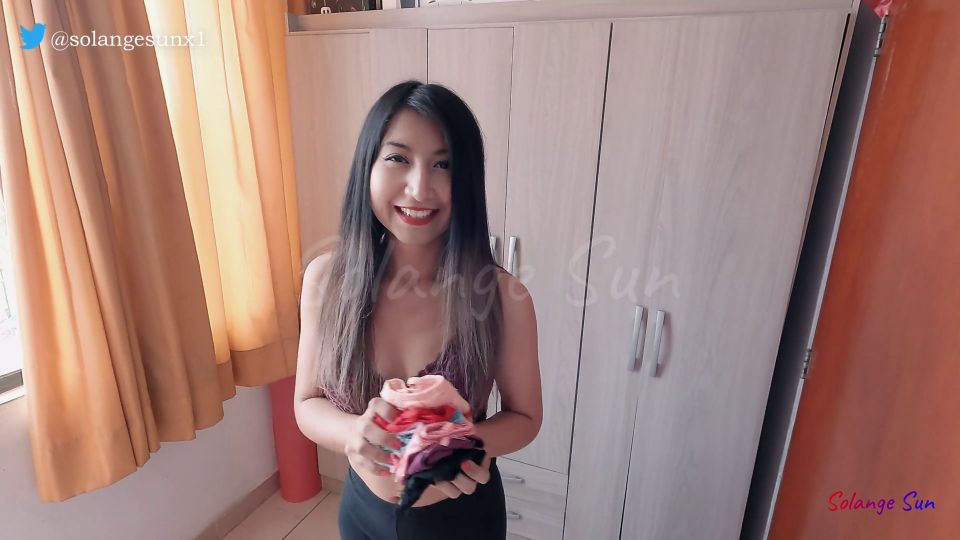 Sexy Try On Panties From Beautiful Latin Teen.