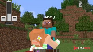 Amber Big Ass and Boobs hentai minecraft xhatihentai gameplay-0