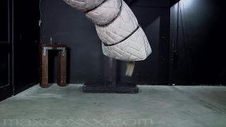 Allie Bound to Mattress and Suspended Titty Torture Bound...-0
