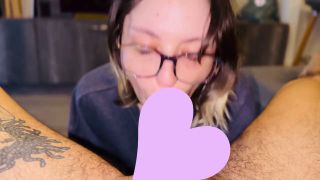 OVCouple - quiet nerdy girls give the best head / deepthroat, ball licking, gagging, sloppy mouth fuck. Part: 1-9