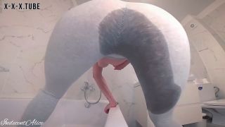  IndecentAlice  Wet Blue Jeans Gray Leggings Compilation Indecentalice  PornHub-1