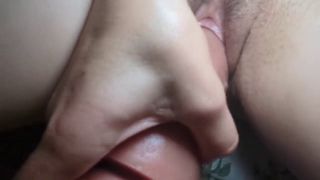 Creampie Me - Fucks huge dildo, my small cock is next-8