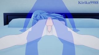 Hentai Kusanagi and I have intense sex in the bedroom. - Project SEKAI Hentai-3