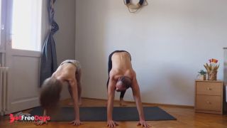 Mutual yoga and masturbation session - HOT-3
