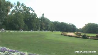 Blonde Teen Boroka Has Sex in Some Public Spots in  Budapest-5