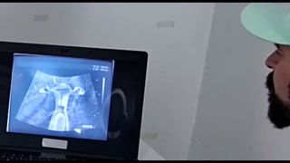 renatasurtada - Wife in ultrasound cheats on husband from behind!-9