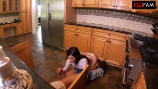 Slutty stepdaughter sucks off stuck stepdad feat savannah sixx....-3