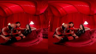 xxx video 10 drool fetish [VRBTrans] Ariel Demure, Charlotte Sins - Showgirls 17 Mar 2023 [VR, 8k], vr on femdom porn-2