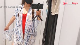 [GetFreeDays.com] Une brune sexy essaie des vtements dans le vestiaire. Chatte poilue, gros seins, gros ttons. Porn Stream June 2023-7