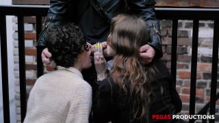 Eden Ivy, Victoria Brennan With Eden Ivy & Victoria Brennan in Anal Threesome with my Colleagues - Brunette-1