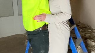 Onebadwife - 23-12-2021 6768 - Walking in the building site and kissing - Big tits-1