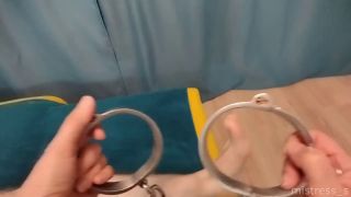 Mistress S Real Amateur Mistress POV Bondage After A Week In Chastity Cage (Reality)-1